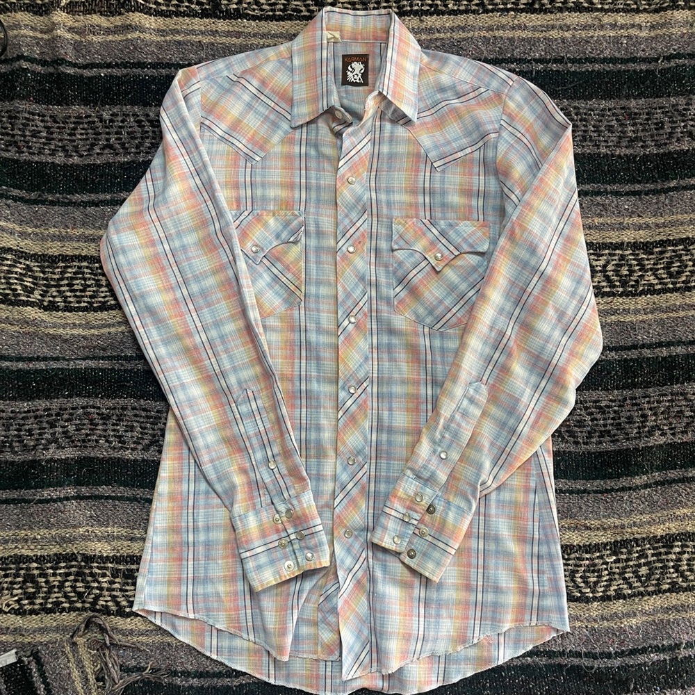 Vintage Karman Pearl Snap Western Shirt